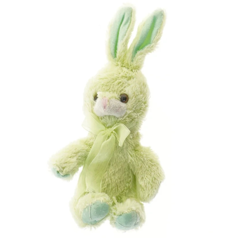 Grønt tøjdyr kanin (str. 25 cm)