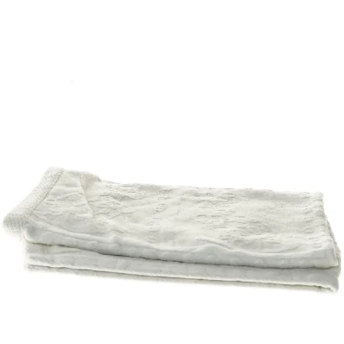 Hvidt håndklæde fra Maécol (str. 95x68 cm)