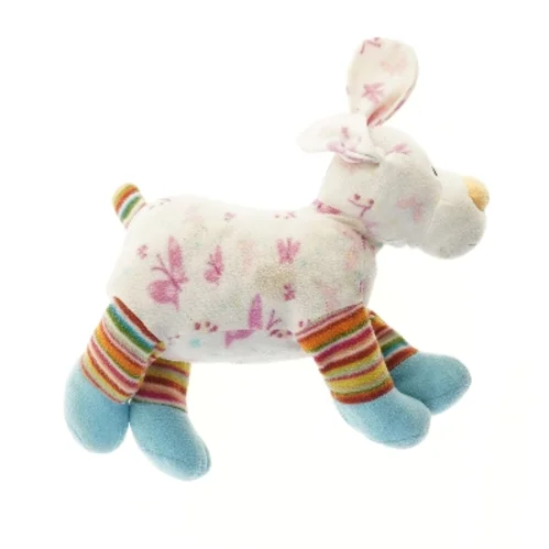 Plysdyr med sommerfugle og stribede ben (str. 40x35 cm)