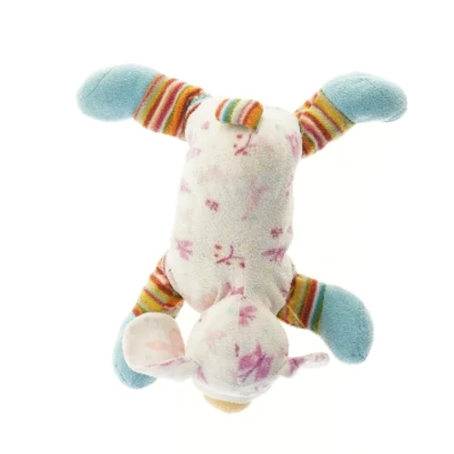 Plysdyr med sommerfugle og stribede ben (str. 40x35 cm)