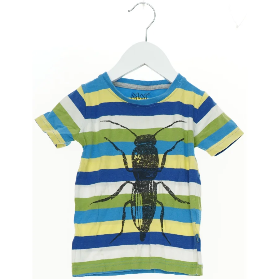 Stribet T-Shirt med insektmotiv fra Mads & Mette (str. 110)