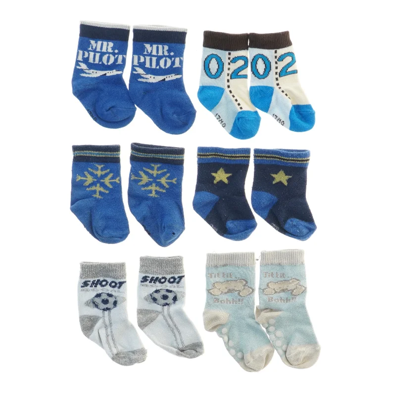 Babystrømper sæt (str. ca. 11-14 cm)