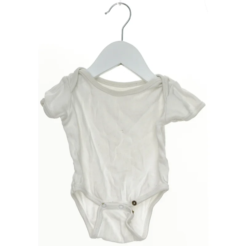 Hvid kortærmet bodystocking fra Mads & Mette (str. 62)