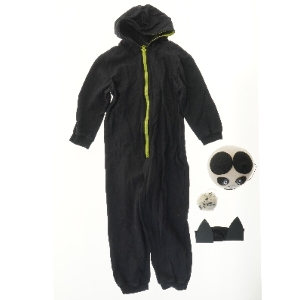 Børns udklædningsdragt med pandamaske (str. 122)