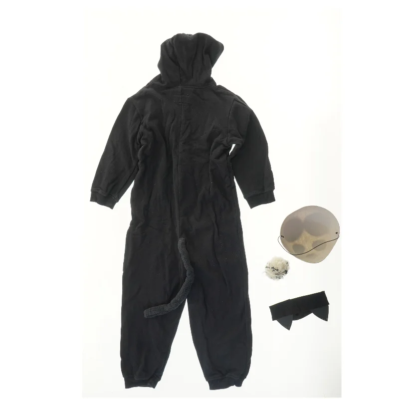 Børns udklædningsdragt med pandamaske (str. 122)