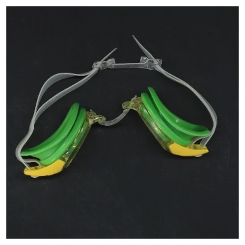 Svømmebriller i grøn og gul fra Intex (str. 15,5 cm)