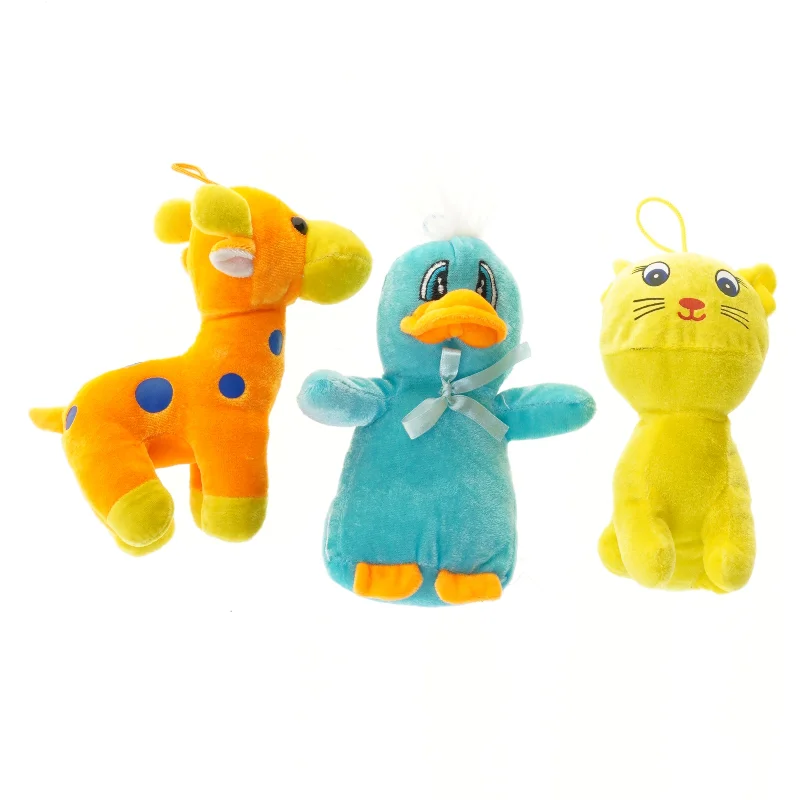 Sæt af tøjdyr (str. 20 cm)