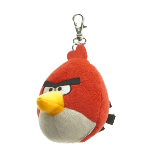 Angry Birds nøgleringsbamse (str. 9 cm)