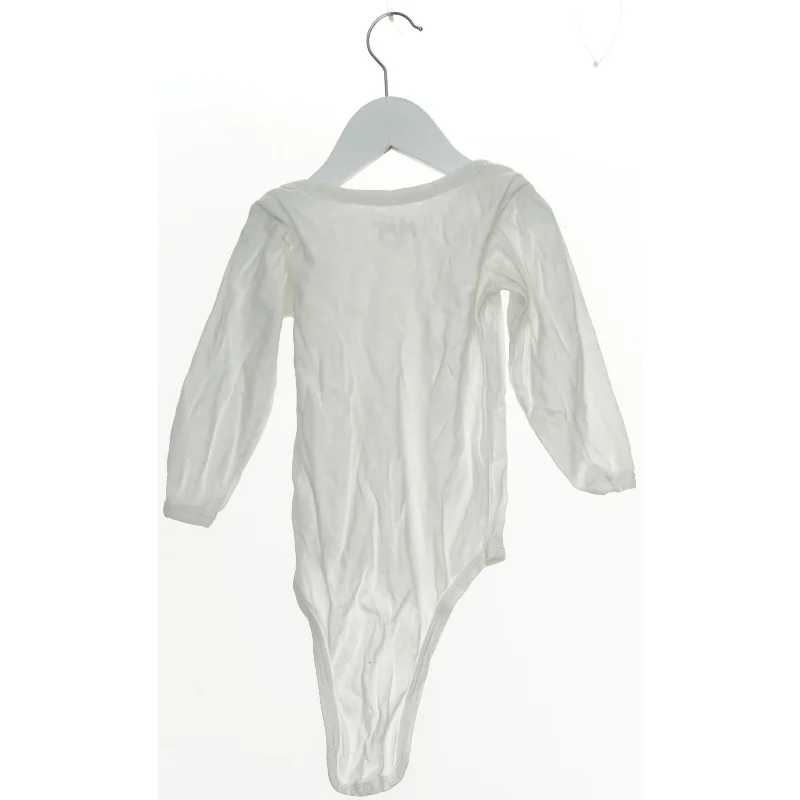 Hvid bodystocking med lange ærmer fra Mm (str. 86)