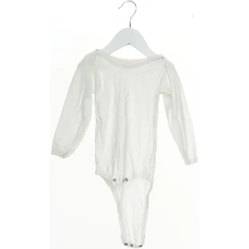 Hvid bodystocking med lange ærmer fra Mm (str. 86)