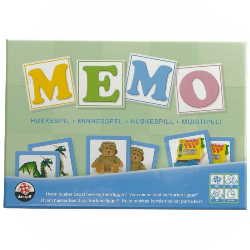 Memo fra Danspil (str. 24x16,5 cm)