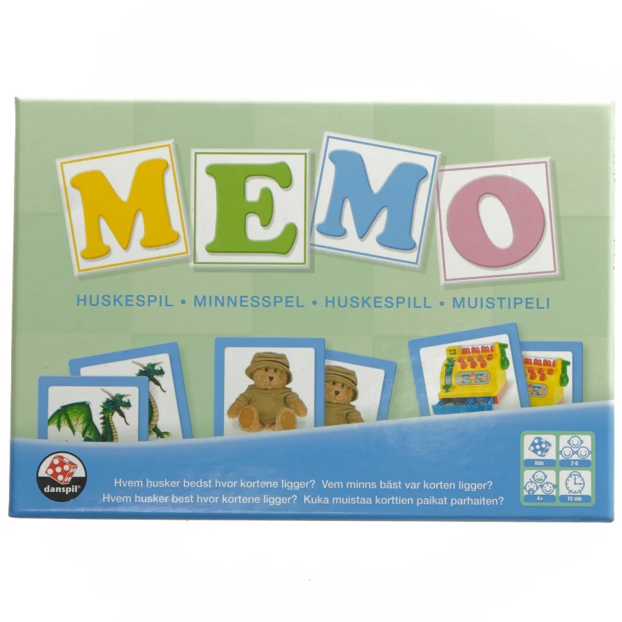Memo fra Danspil (str. 24x16,5 cm)