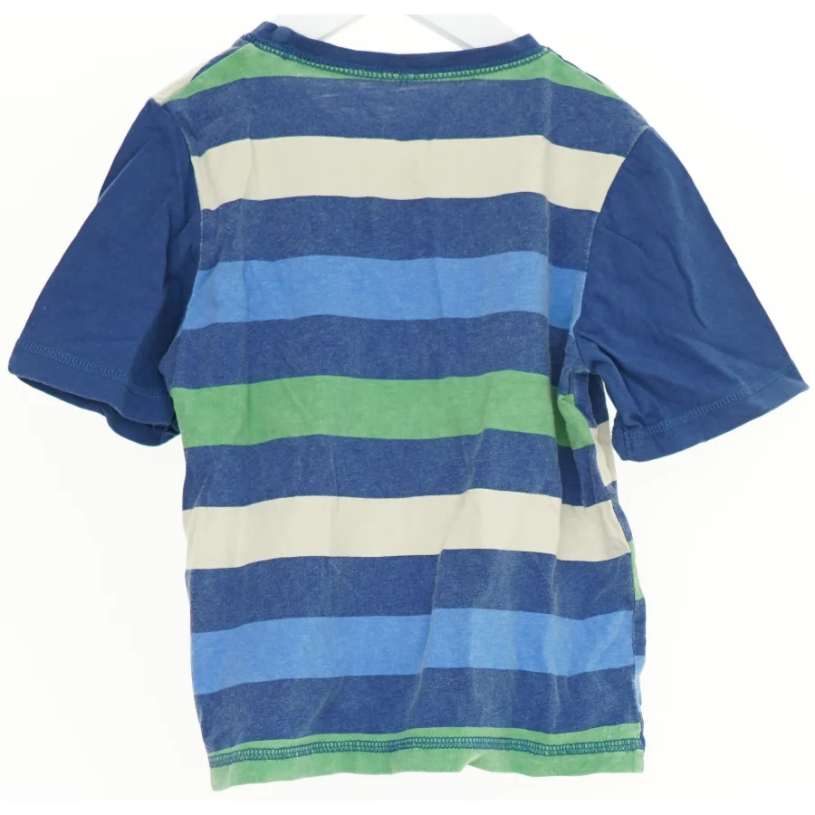 Kortærmet T-shirt med farvede striber fra George (str. 116)