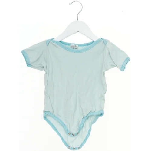 Lyseblå bodystocking med korte ærmer (str. 92)