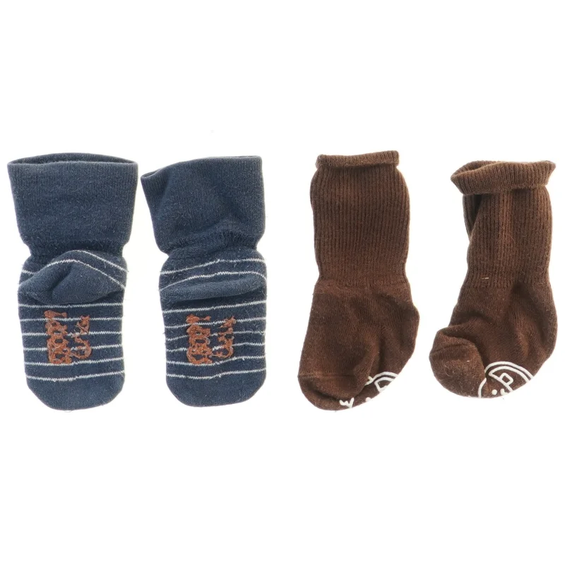 Babysokker 2 par (str. fod 10 cm længde 15 cm)