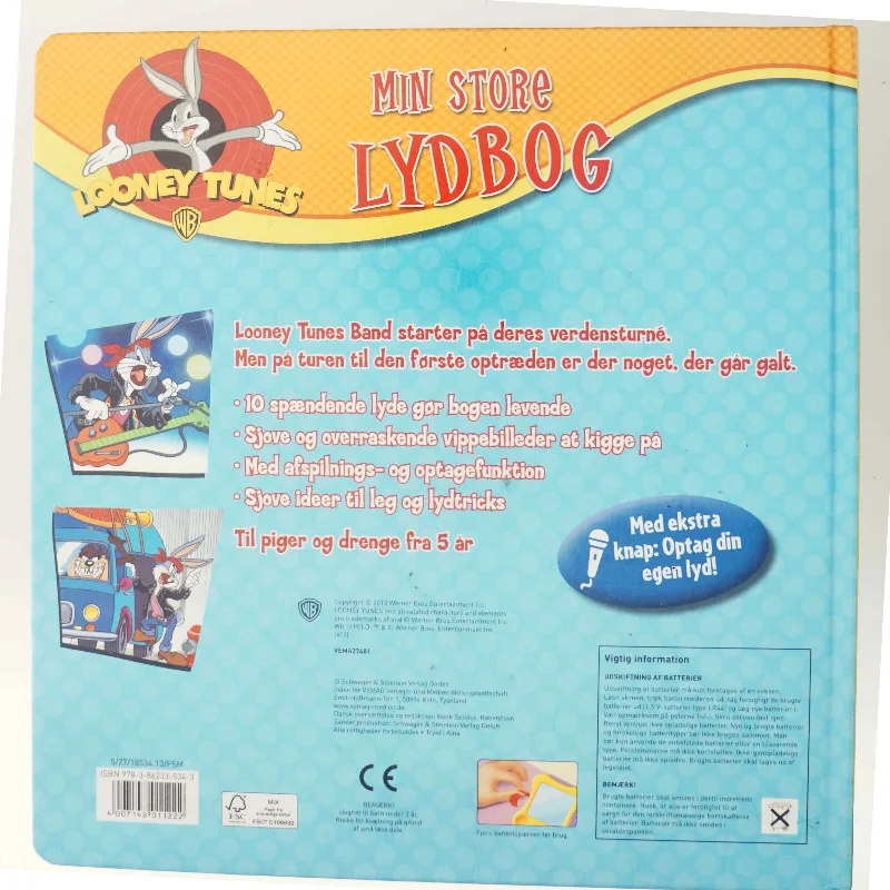 Looney Tunes: Min Store Lydbog (Bog)