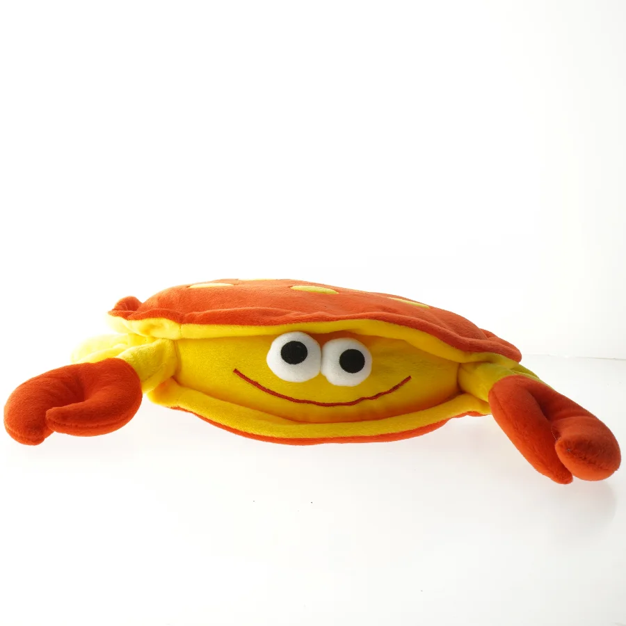 Orange krabbe tøjdyr fra Mads & Mette (str. 32 cm)