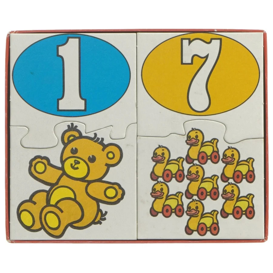 Lær at Tælle puslespil fra Dan-spil (str. 17,5x14 cm)