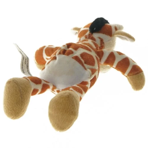 Giraf tøjdyr med nøglering (str. 22 cm)