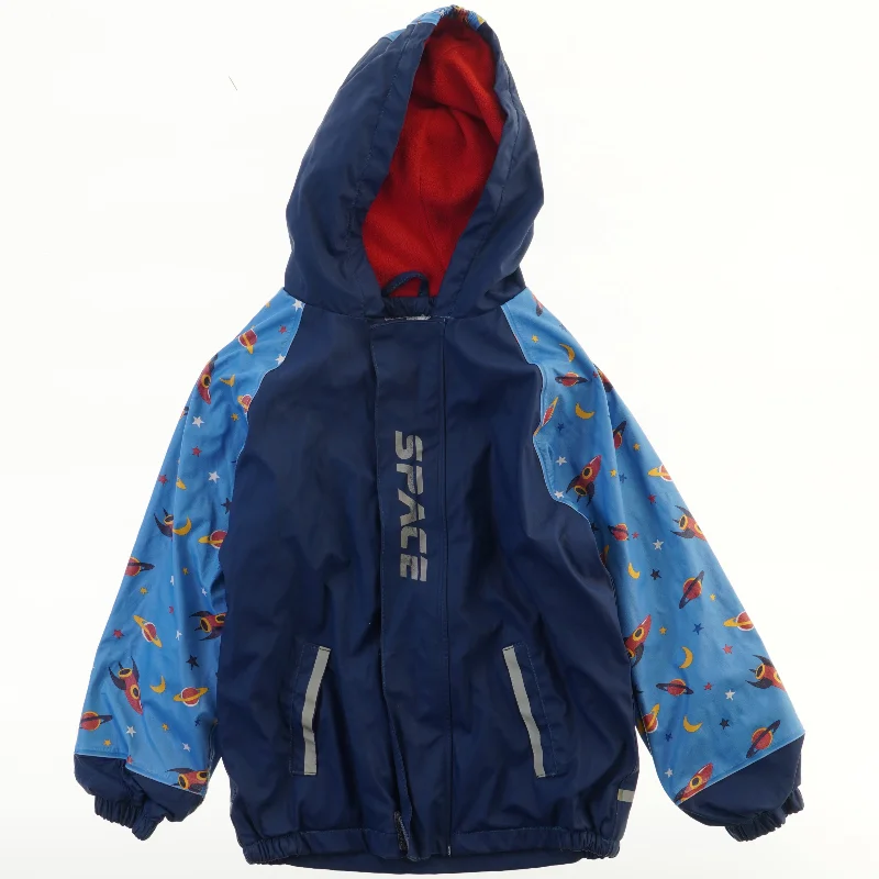 Børnejakke med rumtema fra Lupilu (str. 122)