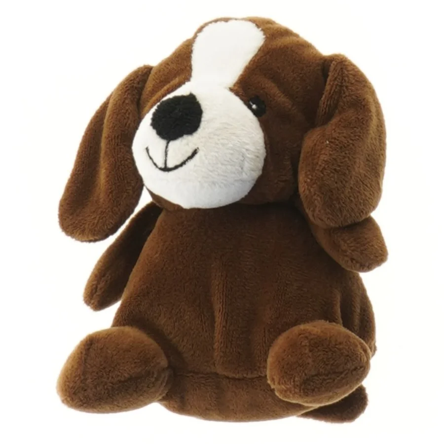 Blød hund bamse (str. 13 cm)