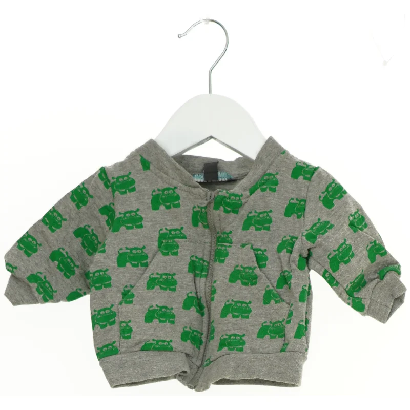 Børne hættetrøje med grøn robotmønster fra Mads & Mette (str. 62)
