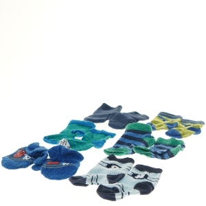 Baby sokker, 6 par (str. ca. 13 cm)