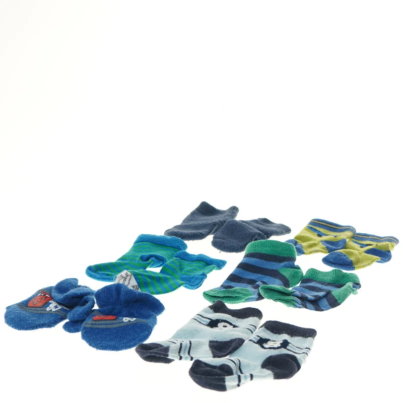 Baby sokker, 6 par (str. ca. 13 cm)