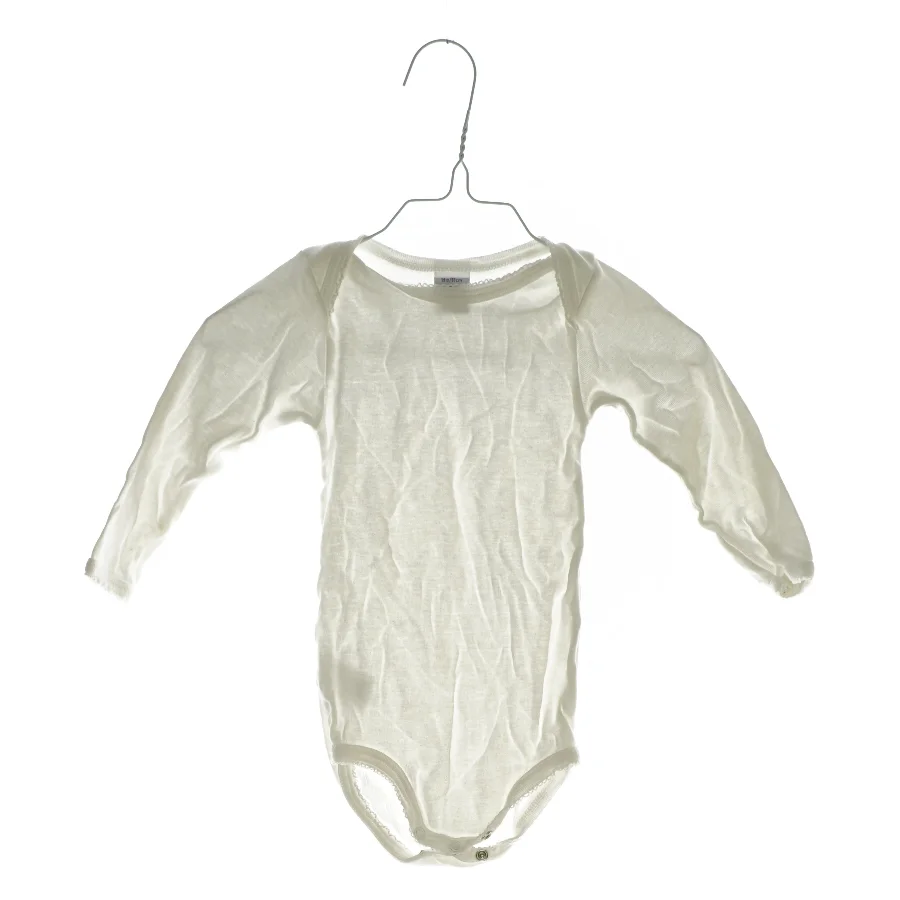 Langærmet bodystocking fra Petit Bateau (str. 18 mdr)