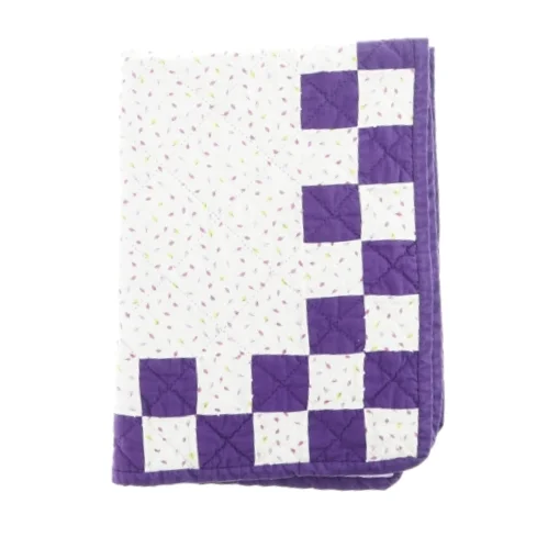 Firkantet tæppe med tern