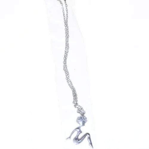 Sølv halskæde med figur vedhæng fra Fashion Jewelry (str. 60 cm)