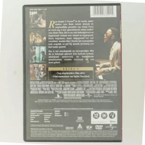DVD 'Ray' med Jamie Foxx fra Universal