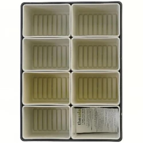 Plantespirer-bakker med låg fra The Salad Bar (str. 36x26x11 cm)