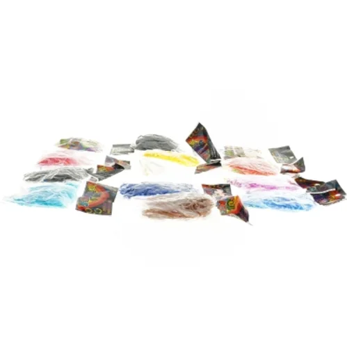 Loom Bands farverige DIY elastikker (str. Ø, 1,5 cm)