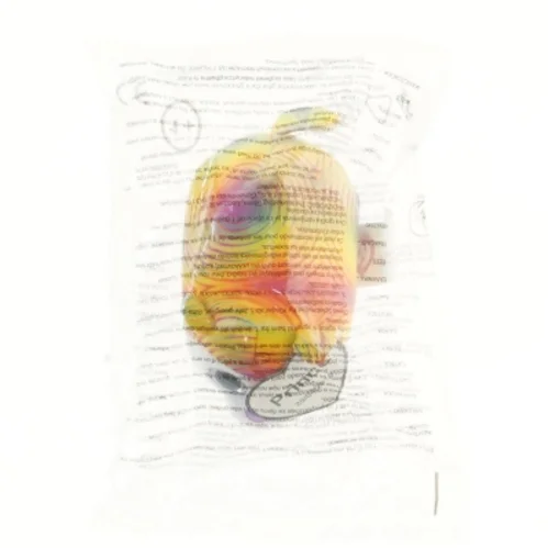 Regnbuefarvet bamse i plastikpose fra Ty (str. 10 cm)