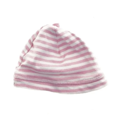 H&M lyserød og hvid stribet babyhue fra H&M (str. 56)