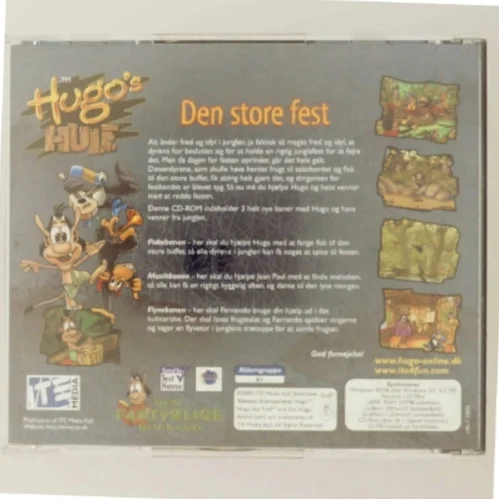 Hugo's Hule: Den store fest CD-ROM spil fra ITE Media