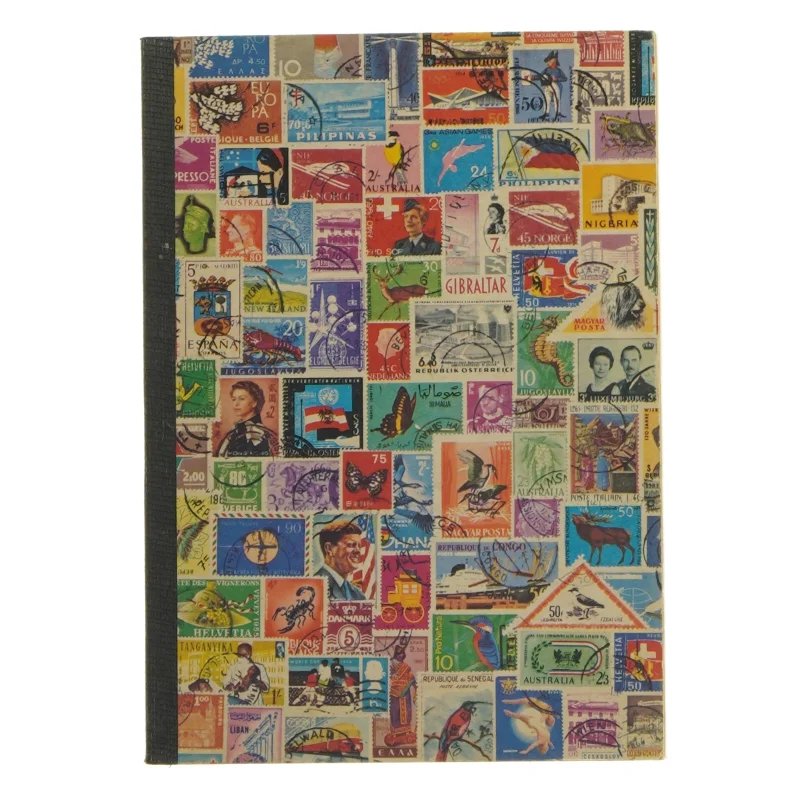 Frimærkealbum (str. 19x13,5 cm)