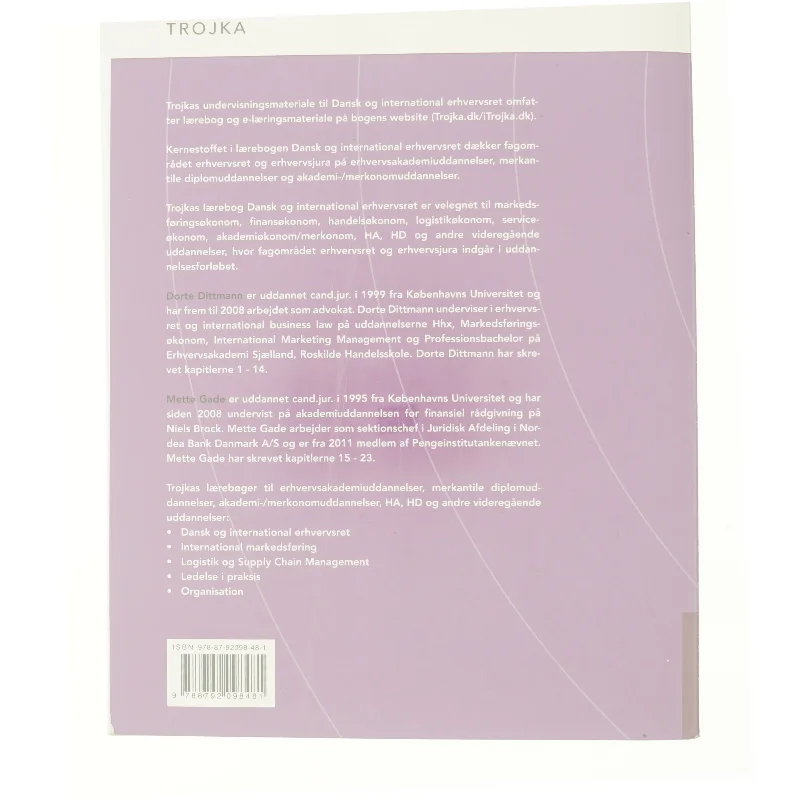 Dansk & international erhvervsret (bog)