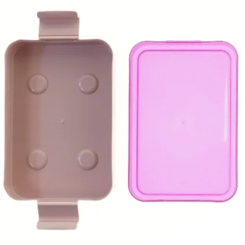 Frokostboks med låg fra Plast Team (str. 20x14 cm)