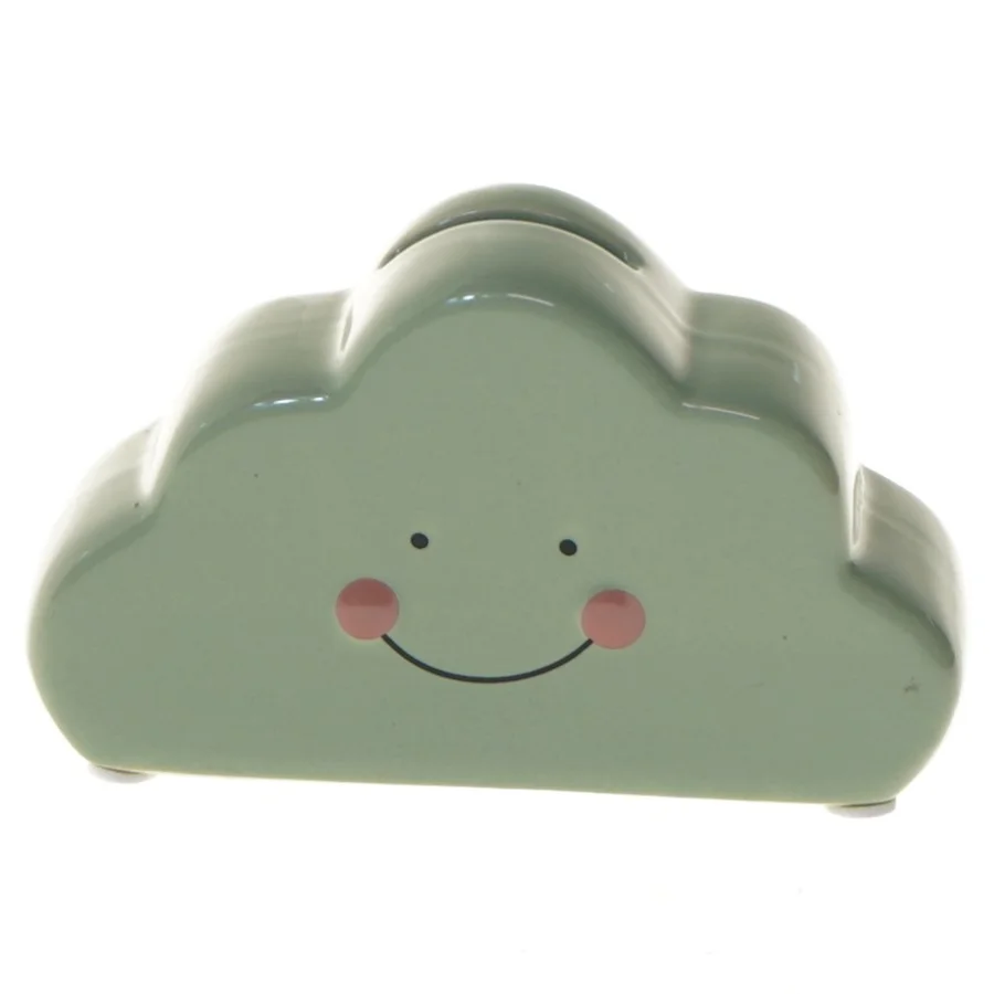 Sky-formet sparegris (str. 13x8x5 cm)
