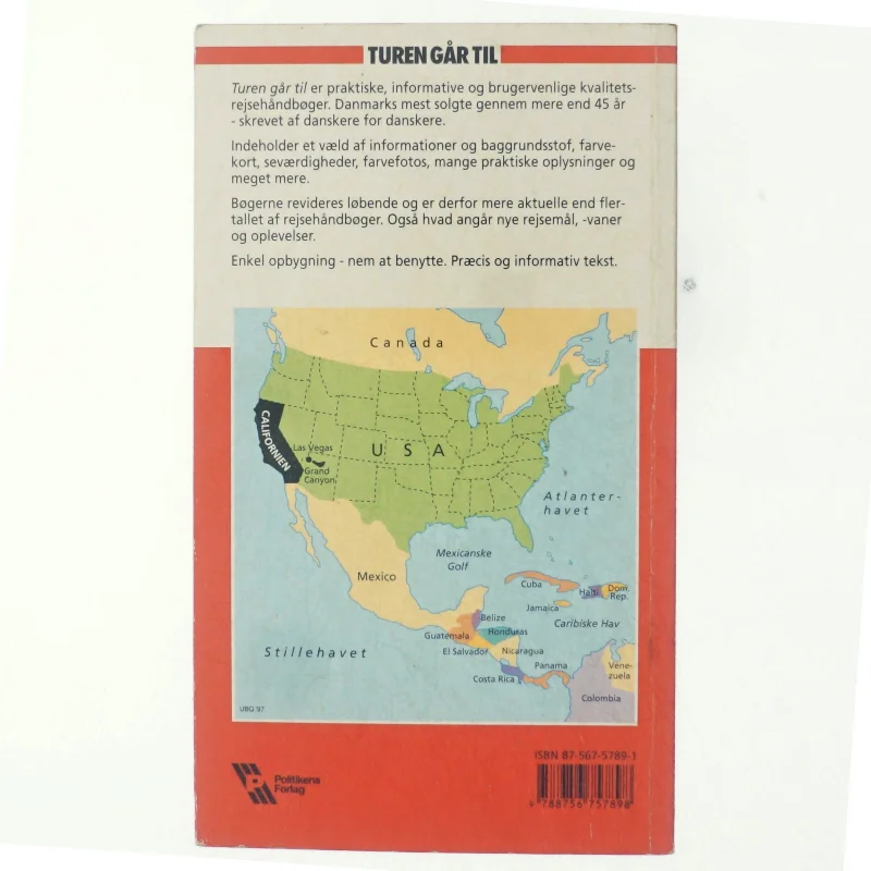 Turen går til Californien af Preben Hansen (f. 1956) (Bog)