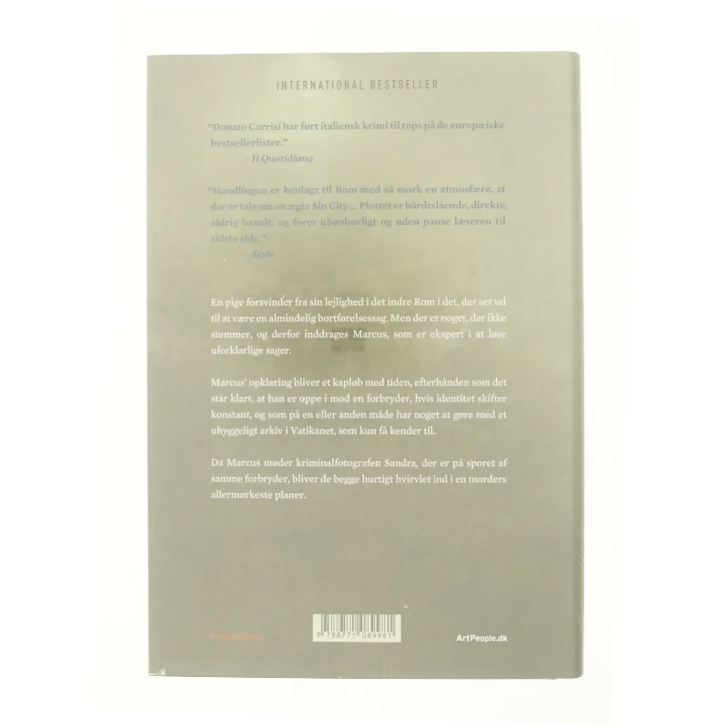 Forvandleren af Donato Carrisi fra Bog