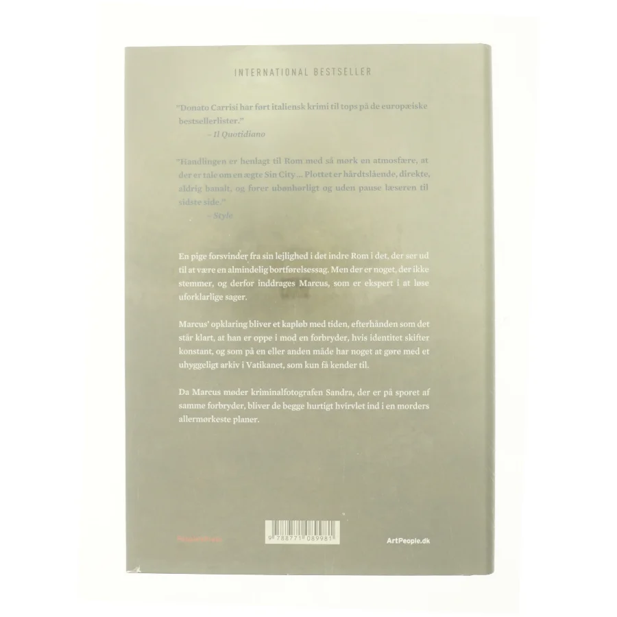 Forvandleren af Donato Carrisi fra Bog