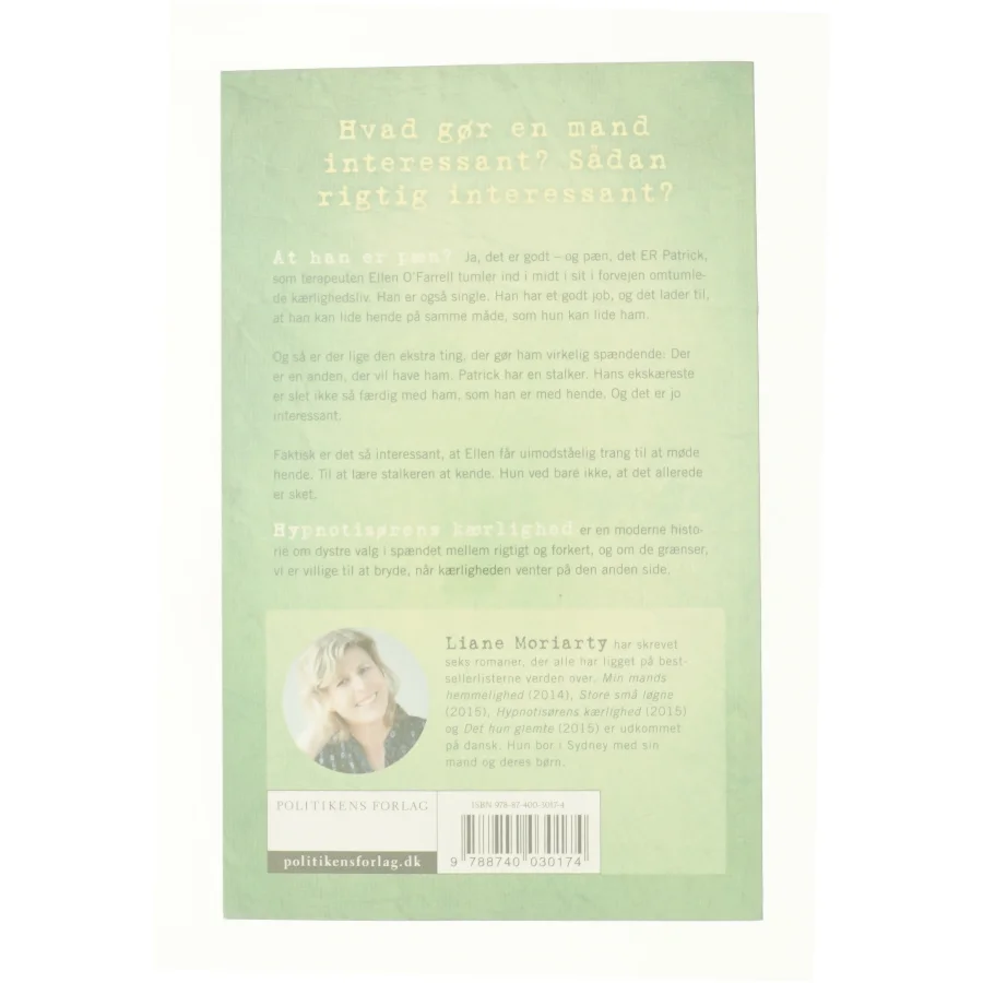 Hypnotisørens kærlighed af Liane Moriarty (Bog)