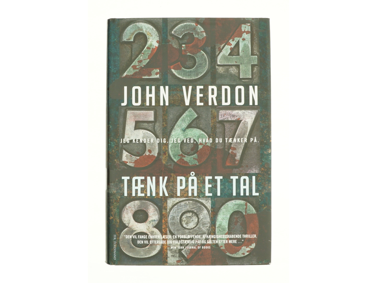 Tænk på et tal af John Verdon fra Bog