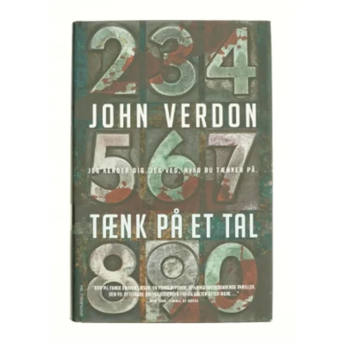 Tænk på et tal af John Verdon fra Bog