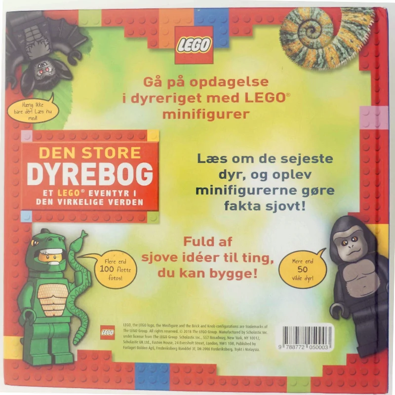 Den store dyrebog : et Lego eventyr i den virkelige verden (Bog)