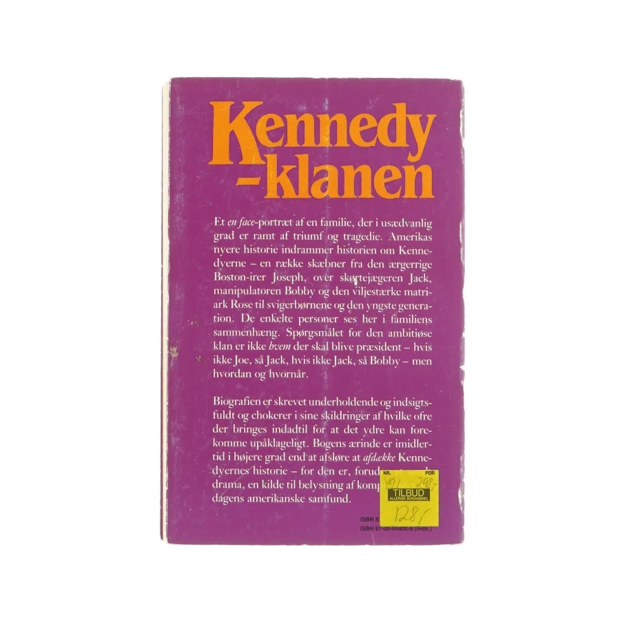 Kennedy klanen af Peter Collier og david Horowitz