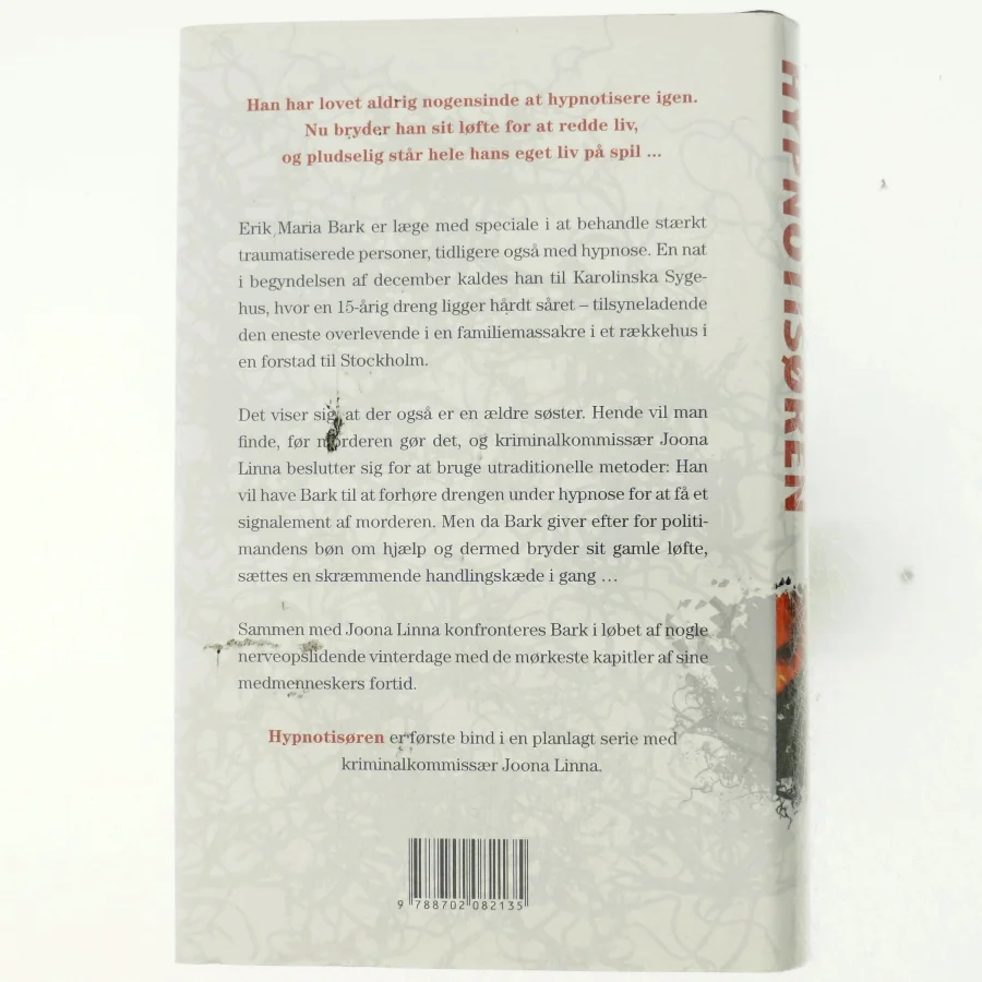 Hypnotisøren af Lars Kepler (Bog)